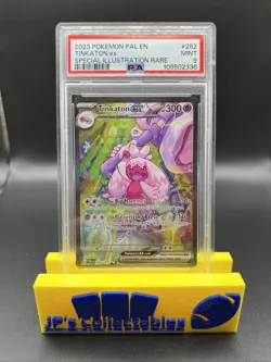 2023 Pokemon Paldea Evolved Tinkaton EX #262 Special Illustration Rare PSA 9 - Image 1