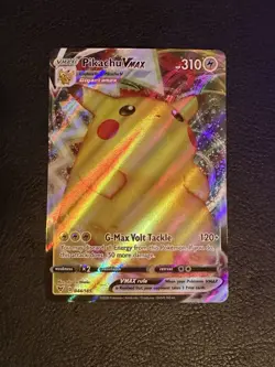 Pokemon Vivid Voltage Pikachu VMAX 044/185 Full Art Ultra Rare NM - Image 1