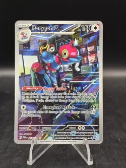 Pokemon TCG Porygon-Z 214/182 SV04: Paradox Rift Holo NM - Image 1