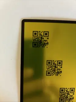 Disney Lorcana QR Code Discard Error Gold Foil Whispers In The Well Pack Fresh - Image 2