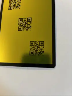 Disney Lorcana QR Code Discard Error Gold Foil Whispers In The Well Pack Fresh - Image 4