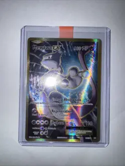 Pokemon Mewtwo EX Full Art Holo Ultra Rare Card 103/108 XY Evolutions - Image 1