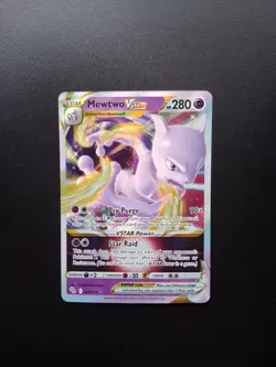 Mewtwo Vstar 031/078 Pokemon GO NM Ultra Rare Pokemon Card - Image 1