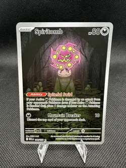 Spiritomb 148/132 Holo Illustration Rare Mega Evolution Pokemon Card - Image 1