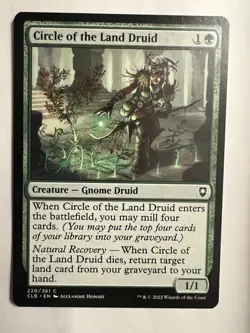MTG Commander Legends Battle for Baldur's Gate 220/361 Circle of the Land Druid - Image 1