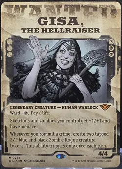 Gisa, The Hellraiser #288 Outlaws of Thunder Junction Showcase Regular Mythic - Image 1