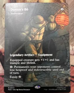 MTG Magic the Gathering: Donnie’s Bo - Shadowspear x 1 (Borderless TMNT) NM - Image 2