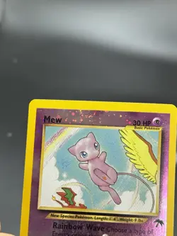Mew - 1/18 - Southern Islands - WOTC - Reverse Holo - 2x Swirls - Pokemon TCG LP - Image 2