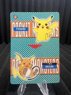 Omanyte #590 - Vintage Pocket Monsters Vending Holo Prism 1999 - Pokemon - Image 2