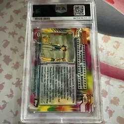 The Future Looks Bright #41 Holo Foil Mew Topps 1999 PSA 9 - Image 2