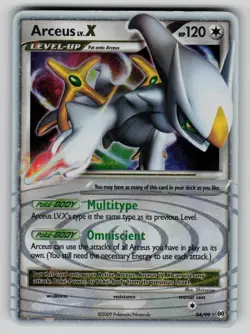 Arceus Lv.X 94/99 Arceus Pokemon Holo LP - Image 1
