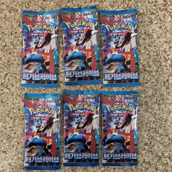 Lot Of 7 Korean Pokemon Mega Brave XY Booster Packs Sealed Lot-Ships Next Day!! - Image 4