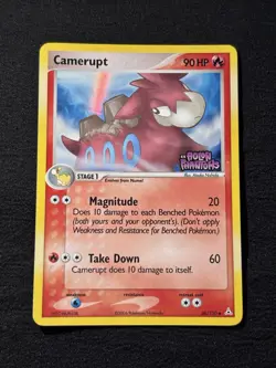 Pokemon TCG Camerupt EX Holon Phantoms 36/110 90HP Stage 1 Uncommon Reverse Holo - Image 1