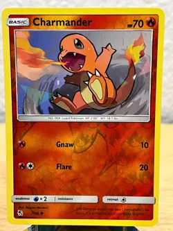 Hidden Fates Charmander 7/68 Common Pokemon Reverse Holo NM/M - Image 1