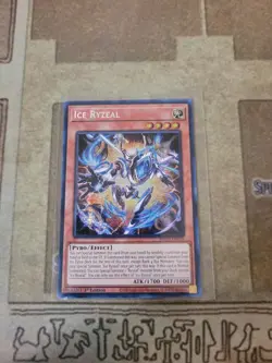 YUGIOH ICE RYZEAL MP25-EN119 PRISMATIC SECRET 1ST ED NM - Image 1