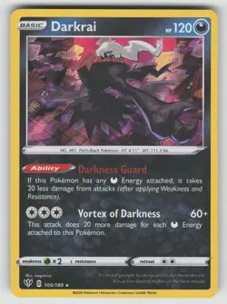 Darkrai - (Cosmos Holo) Promo Miscellaneous Cards & Products 105/189 NM - Image 1