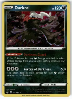 Darkrai 105/189 Cosmos Holo Promo Miscellaneous Cards & Products Pokemon NM - Image 1