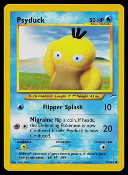 Pokemon Card - Psyduck Neo Destiny 79/105 Common - Image 1