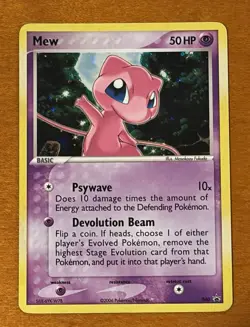 Pokemon Mew 040 Nintendo Promo Holo Basic Card 2006 50 HP English TCG - Image 1