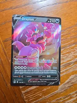 Drapion V 118/196 - Lost Origin - Ultra Rare Holo Pokemon TCG Card - Image 1