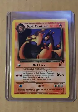 Dark Charizard 21/82 Pokemon Team Rocket Non Holo Rare WOTC Pokemon TCG Card - Image 5