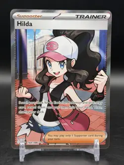 Pokemon TCG Hilda 164/086 Sv: White Flare Full Art Trainer English NM - Image 1
