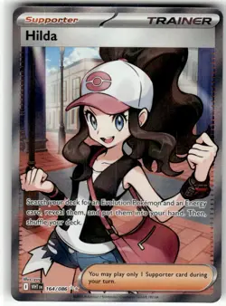 HILDA - 164/086 - ULTRA RARE - WHITE FLARE - POKEMON - - NM - Image 2