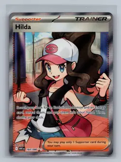 Hilda 164/086 Ultra Rare White Flare Pokemon Near Mint - Image 1