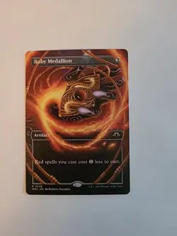 MTG MH3 #348 Ruby Medallion (Borderless) Modern Horizons 3 Regular - Image 1