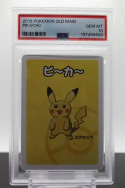 PSA 10 - Pikachu - 2019 Pokemon Old Maid - Image 1