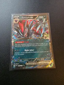 N's Zoroark ex 098/159 Double Rare Journey Together Pokemon NM - Image 1
