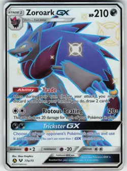Zoroark GX 77a/073 Holo Promo Alternate Art Promos Pokemon Near Mint - Image 1