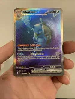 Pokemon TCG Blastoise EX Sir 200/165 Scarlet & Violet 151 - Image 2