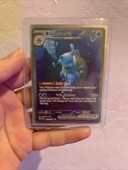 Pokemon TCG Blastoise EX Sir 200/165 Scarlet & Violet 151 - Image 4