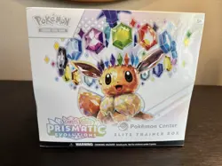 Prismatic Evolutions Pokemon Center Elite Trainer Box Sealed ETB PKC - Image 1