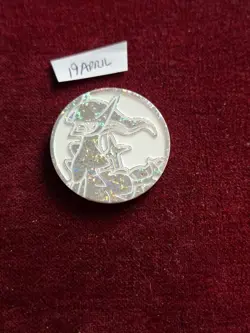 Arceus Coin - White Glitter Holo - Pokemon TCG - Image 1