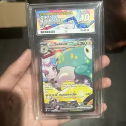 Pokemon TCG S&V Journey Together Ionos Bellibolt EX Sir 183/159 Ace 10 Gem Mint - Image 1