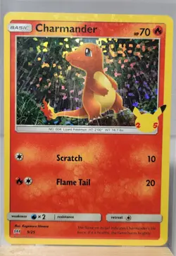 Charmander 9/25 Holo - Pokemon Celebrations 25th Anniversary McDonald's - Image 1