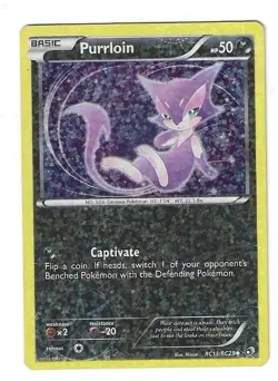 Pokemon TCG Purrloin Legendary Treasures RC13/RC25 Uncommon - Image 1