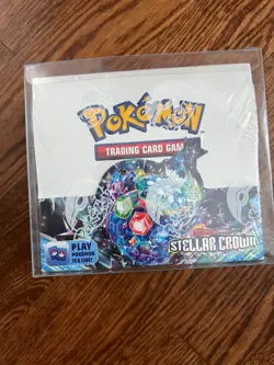 Pokemon TCG Stellar Crown SV07 Booster Box Factory Sealed - Image 1