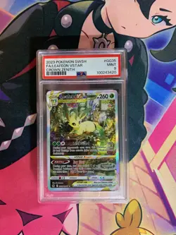 2023 Pokemon SWSH Crown Zenith Leafeon VST Galarian Gallery #GG35/GG70 PSA 9 - Image 1