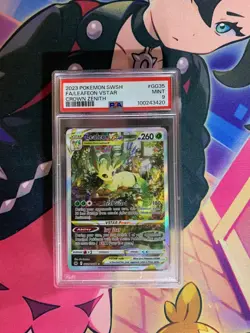 2023 Pokemon SWSH Crown Zenith Leafeon VST Galarian Gallery #GG35/GG70 PSA 9 - Image 2