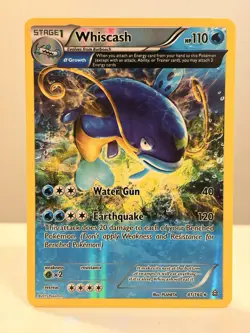Pokemon Whiscash (Alpha) Rare XY - Primal Clash 41/160 NM - Image 1