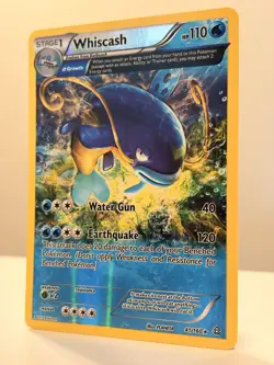 Pokemon Whiscash (Alpha) Rare XY - Primal Clash 41/160 NM - Image 3