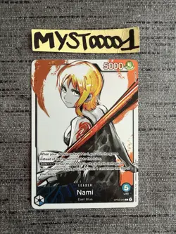 Carte One Piece Nami OP03-040 Leader Alternate Art Pillars Of Strenght English - Image 1