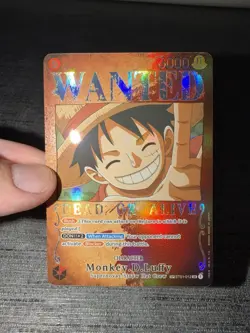 Carte One Piece Monkey.D.Luffy ST01-012 WANTED SP Pillars Of Strenght English - Image 3