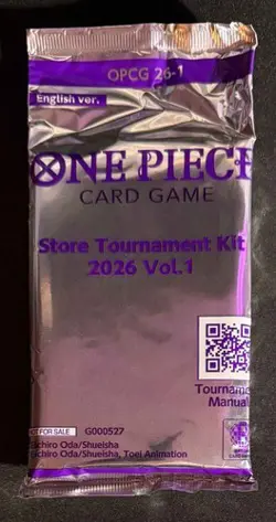 One Piece Card Game Store Tournament Kit 2026 Vol 1 English Sealed NEW - Image 1