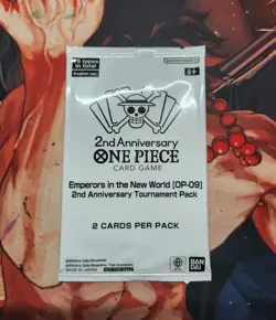 2ND ANNIVERSARY TOURNAMENT PACK SEALED ONE PIECE CARD GAME ENGLISH - Image 1