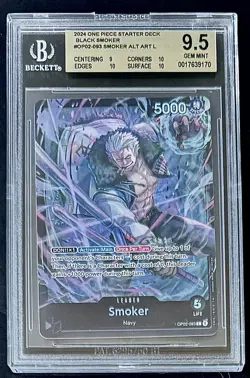 BGS 9.5 One Piece OP02-093 L Smoker - English - ST19 Black Smoker - Image 1
