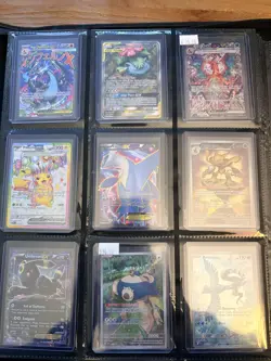 MASSIVE Pokemon Collection SAR, Alt Arts, Full Arts Binder Lot, Vintage Etc - Image 2